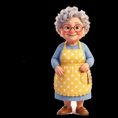 Grandma, bakes with love