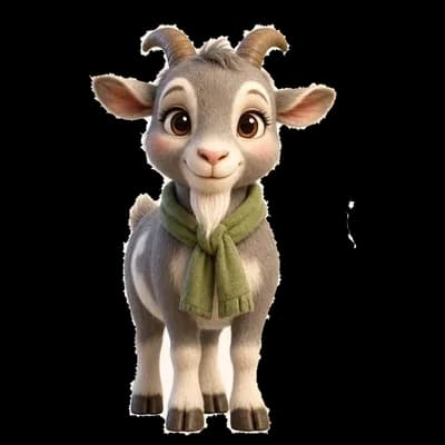 Lula, a wise farm goat