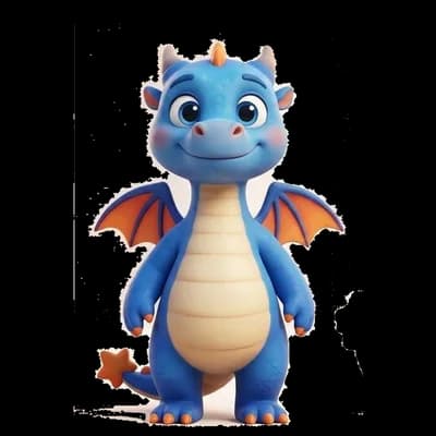 Lumio, a friendly little dragon