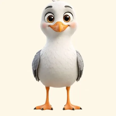 Pip, a cheeky seagull