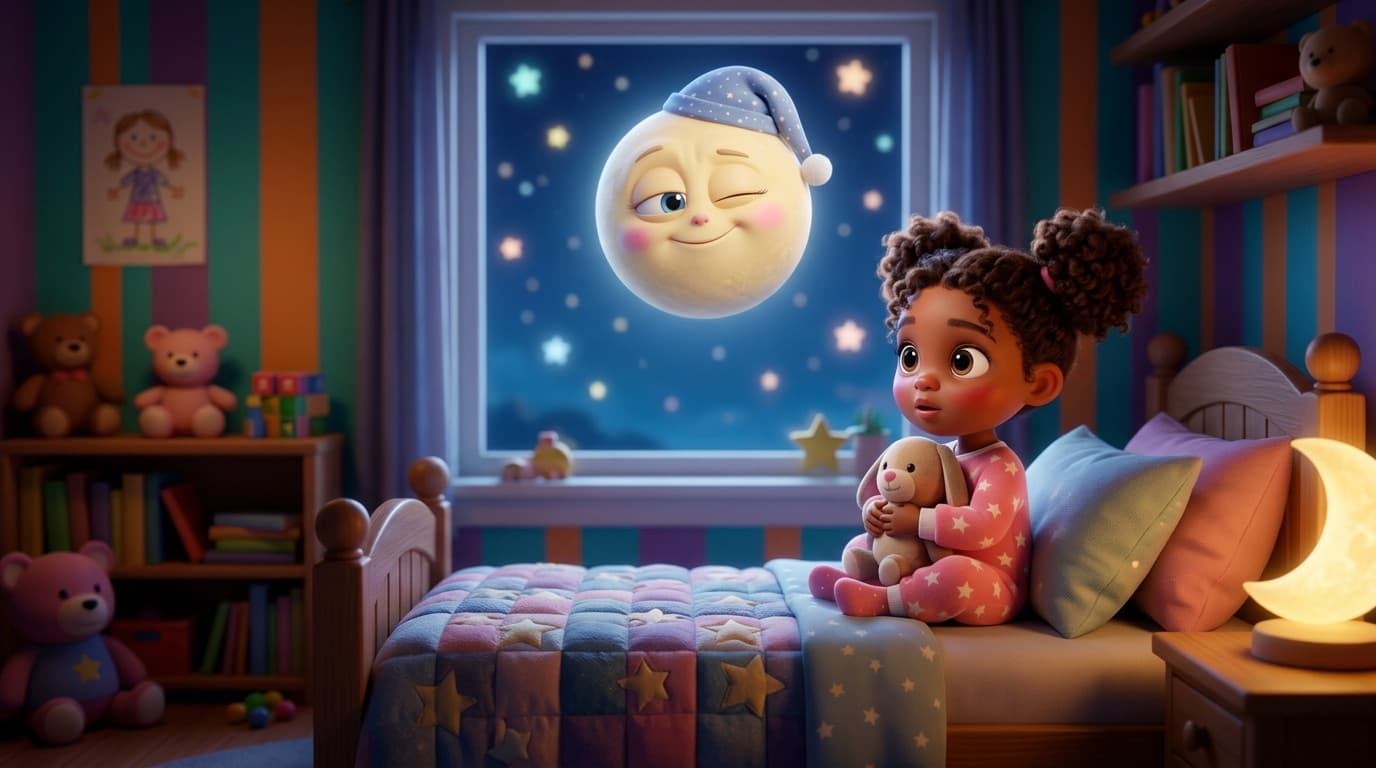 The first scene of the story